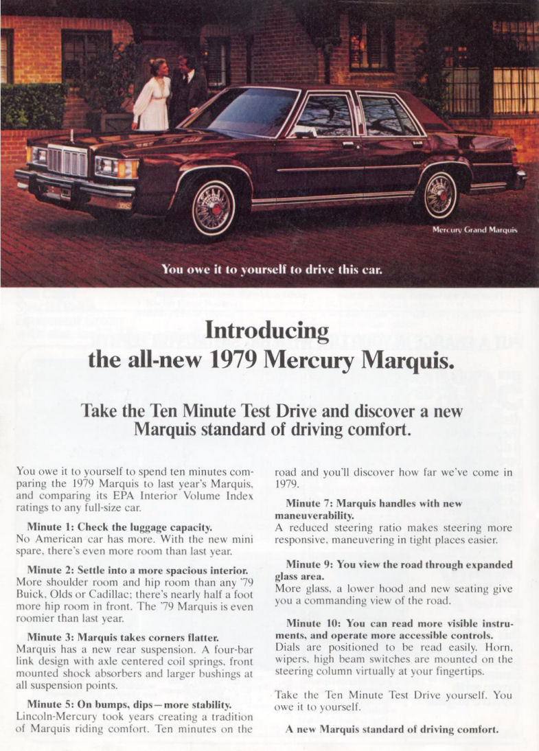 1979 Mercury Lincoln Brochure Page 6